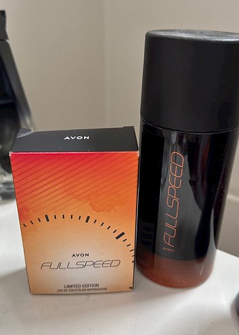 Avon Full Speed Erkek Parfüm 3 lü Seti Siyah - Görsel 3