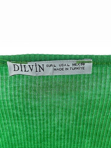 l Beden yeşil Renk Dilvin Uzun Elbise %70 İndirimli.