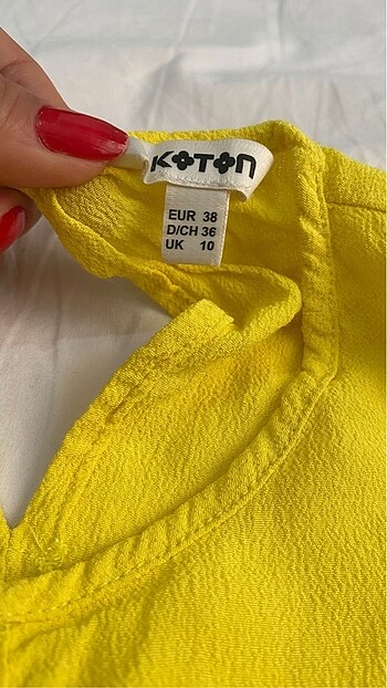 Koton krinkıl bluz