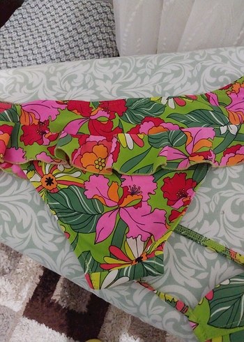 Renkli Dantelli Bohem Kadın Bikini - Görsel 8