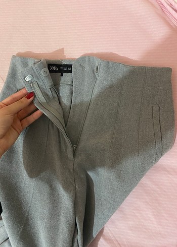 xs Beden gri Renk Zara gri pantolon