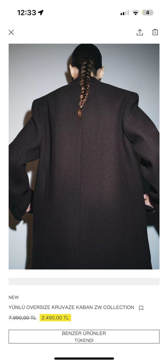 Zara Kahverengi kaban - Görsel 2