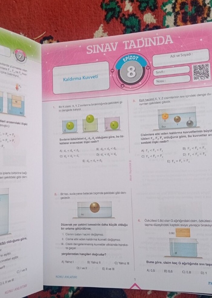 Tyt fizik konu kitabı  - Görsel 3