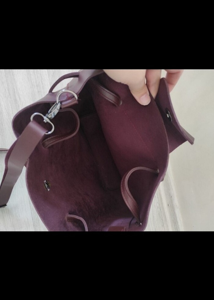 Bordo çanta  - Görsel 2