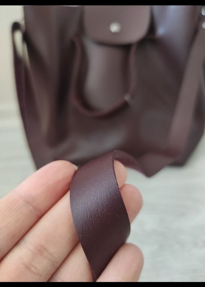 Bordo çanta  - Görsel 4