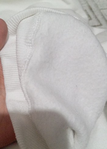 Nakışlı Beyaz Kadın Kazak - Görsel 4