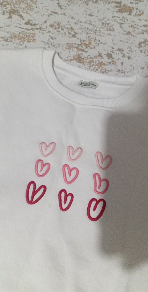 Nakışlı Beyaz Kadın Kazak - Görsel 3