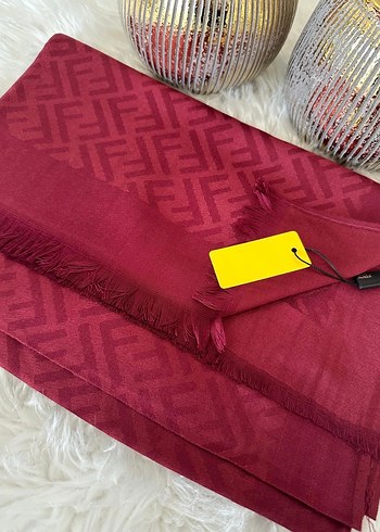 Bordo  Kadın  Şal - Görsel 2