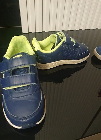 25 Beden lacivert Renk Adidas iki adet 25 numara spor ayakkabı