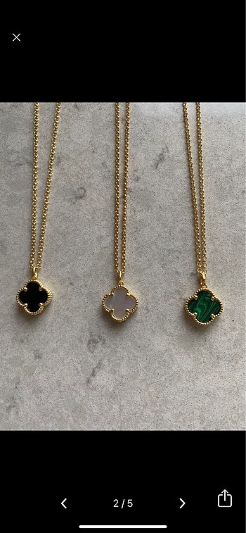 Van Cleef & Arpels Van cleef gümüş kolye