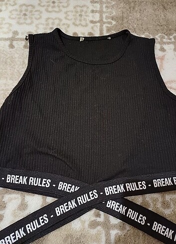 Siyah fitilli crop