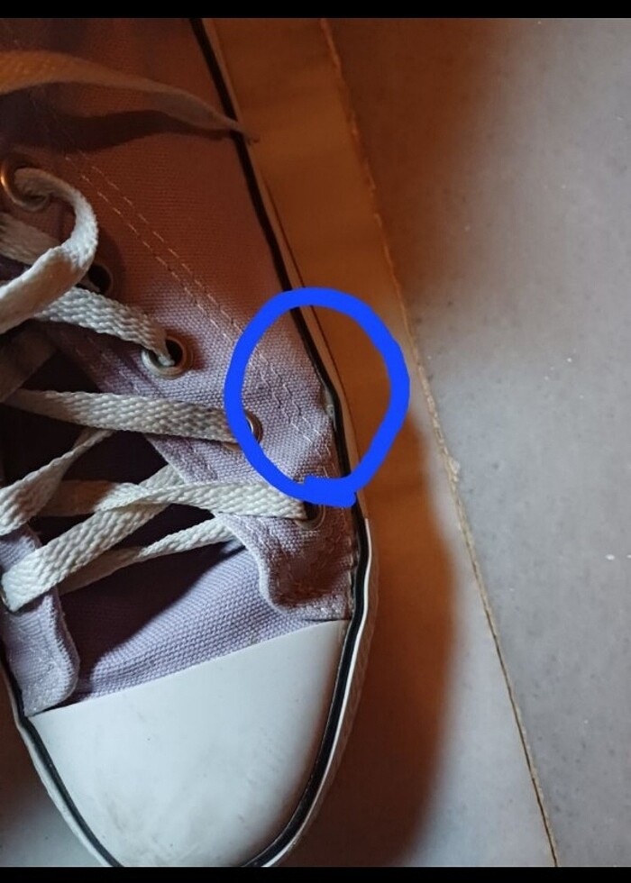 Lila converse - Görsel 2