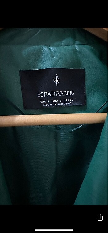 Stradivarius STRADİVARİUS DERİ BLAZER CEKET
