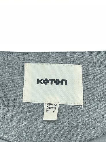 34 Beden gri Renk Koton Blazer %70 İndirimli.