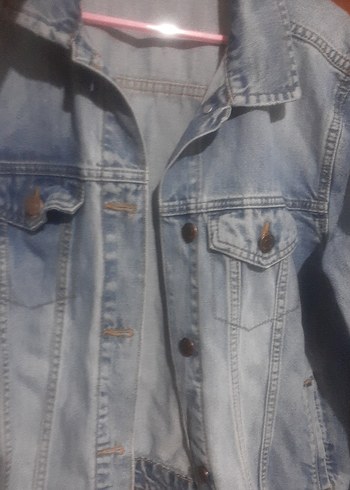 LC Waikiki Düğmeli Açık Mavi Kadın Denim Ceket