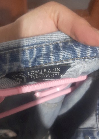 xl Beden Düğmeli Açık Mavi Kadın Denim Ceket