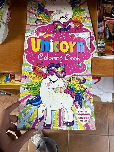 Unicorn boyama kitabı