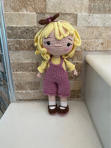 Barbie Amigurumi kız bebek (HAZIR ÜRÜN)