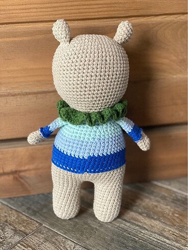 Beden Renk Amigurumi ayıcık (HAZIR ÜRÜN )