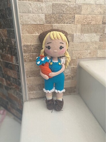 Amigurumi kız bebek ( HAZIR ÜRÜN)
