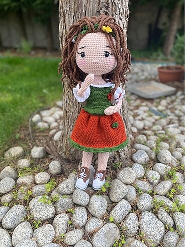 Amigurumi kız bebek (HAZIR ÜRÜN)