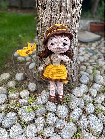 Amigurumi kız bebek ( HAZIR ÜRÜN )