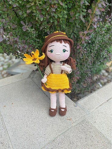 Barbie Amigurumi kız bebek ( HAZIR ÜRÜN )