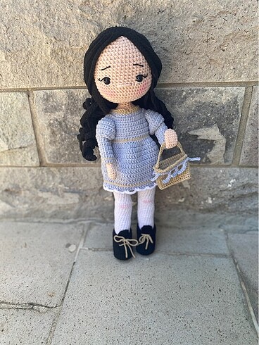 Designer Amigurumi kız bebek HAZIR ÜRÜN