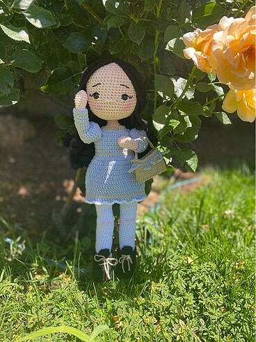 Beden Renk Amigurumi kız bebek HAZIR ÜRÜN