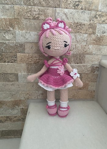 Barbie Pembe El Örgüsü Bebek