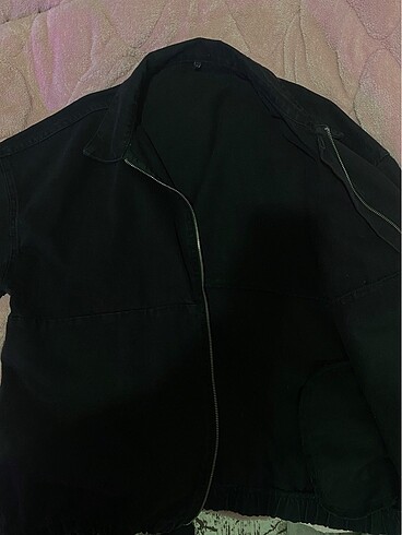 xs Beden siyah Renk Siyah oversize bomber denim ceket
