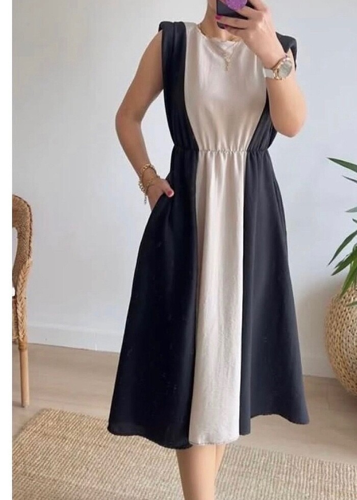 Midi elbise - Görsel 3