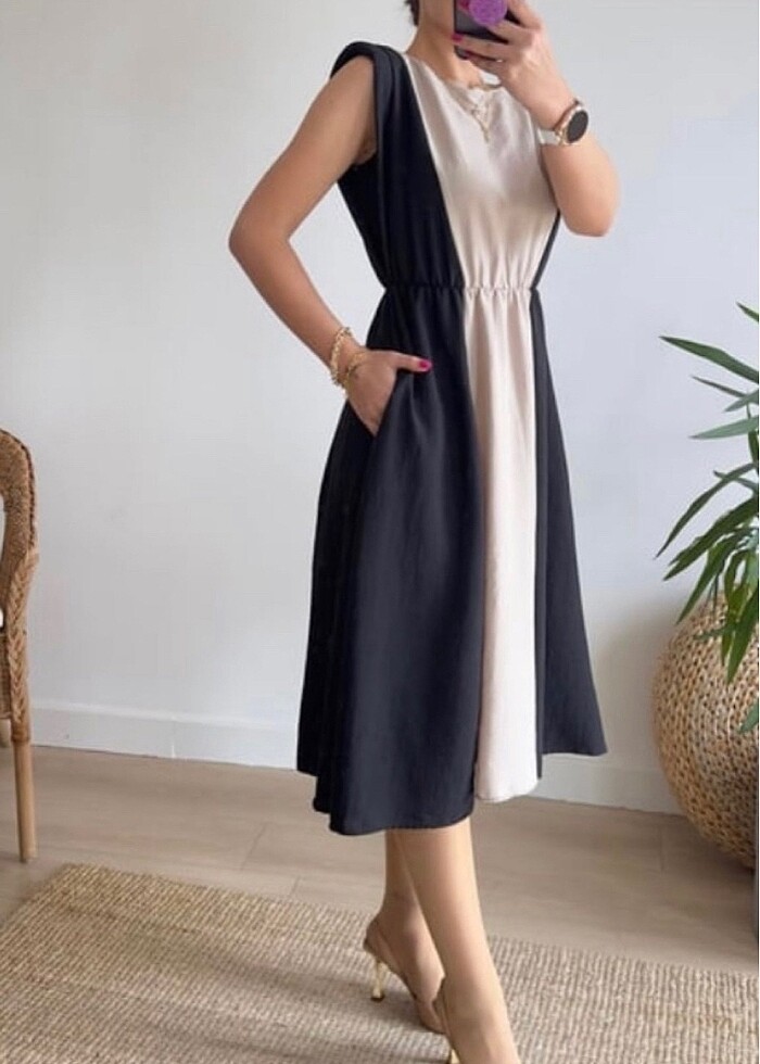 Midi elbise - Görsel 4