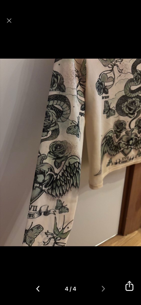 Yılan desenli üst - Görsel 4