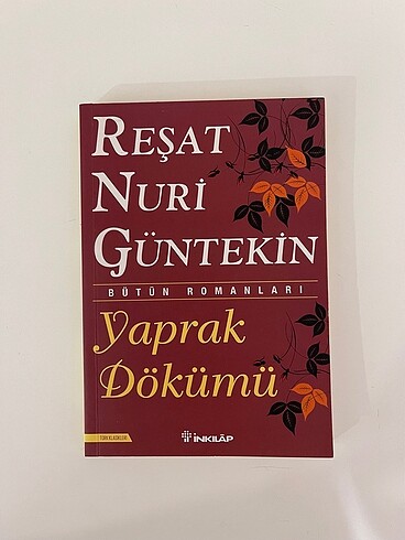 Reşat Nuri Güntekin Yaprak Dökümü roman