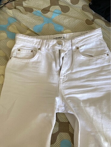 32 Beden beyaz Renk Pull bear jean