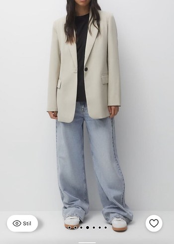 Pull and bear blazer ceket - Görsel 2