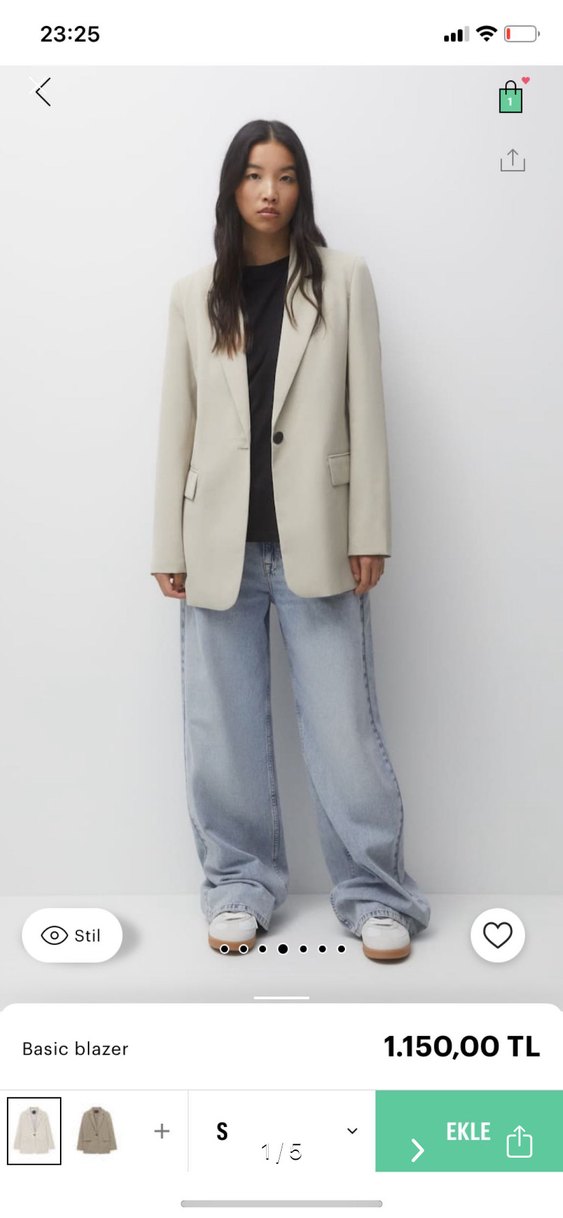 Pull and bear blazer ceket - Görsel 2