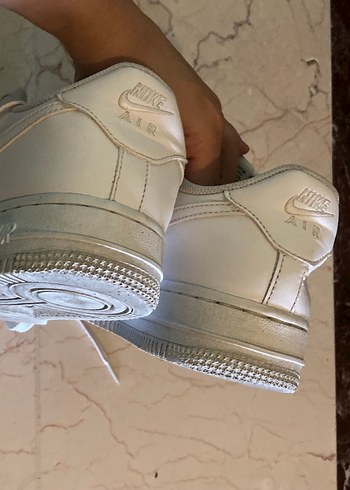 38 Beden beyaz Renk Nike Air Force 1 Beyaz Spor Ayakkabı
