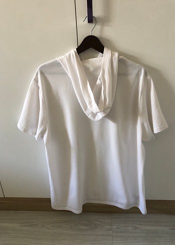 Zara Erkek Beyaz Kısa Kollu Pamuklu Tişört