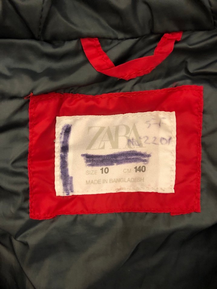 10 yaş Zara mont - Görsel 3