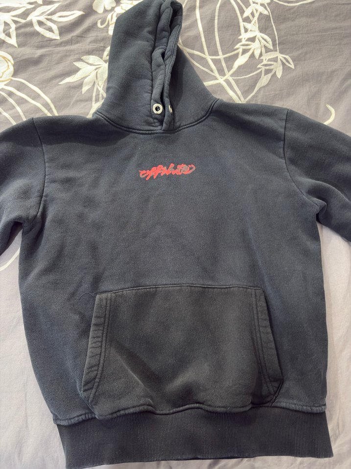 OFF WHİTE SİYAH SWEATSHİRT - Görsel 2