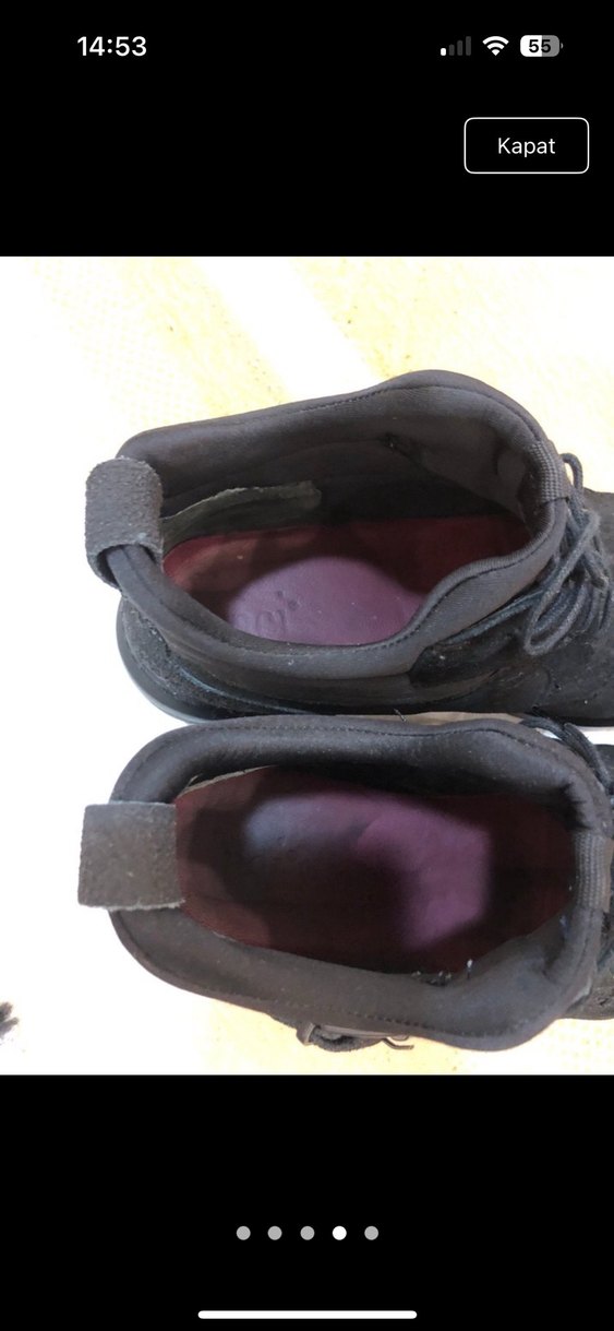 Siyah süet İNCİ BOT - Görsel 4