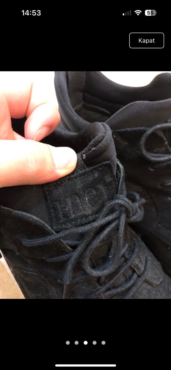 Siyah süet İNCİ BOT - Görsel 3