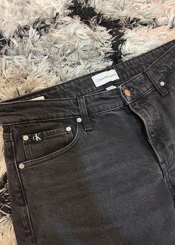 CALVİN KLEİN SYAH KOT PANTOLON - Görsel 2