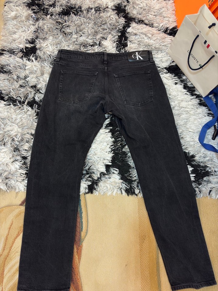 CALVİN KLEİN SYAH KOT PANTOLON - Görsel 4