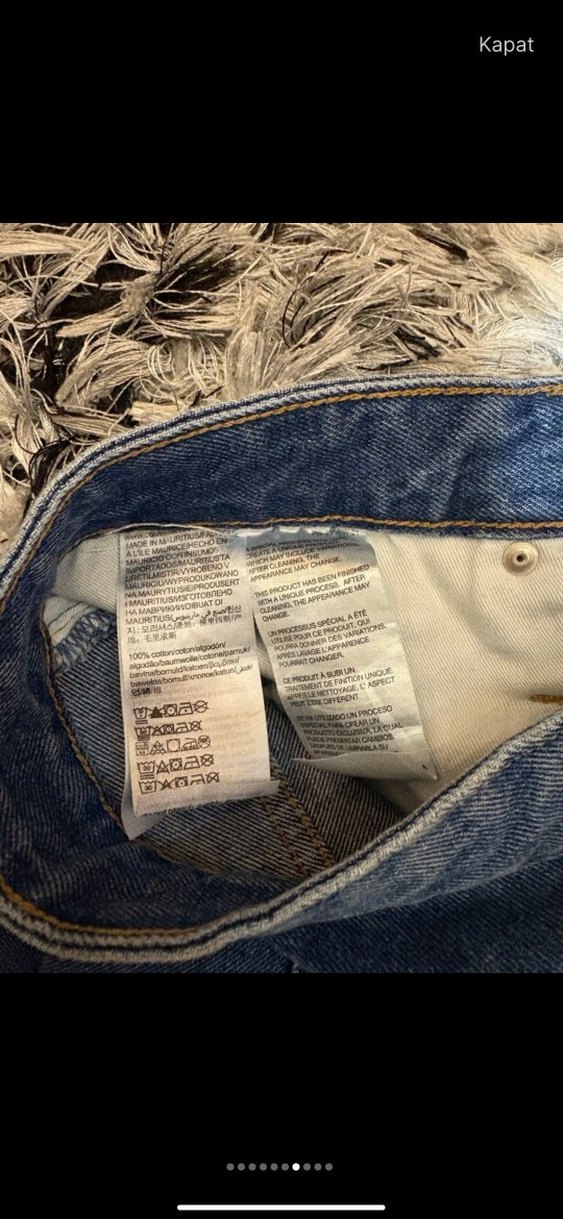 Klasik Mavi Denim Jean CALVİN KLEİN — görsel 8/11