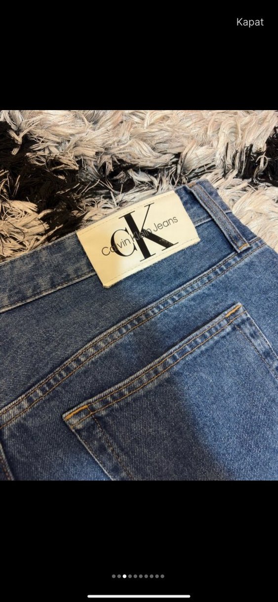 Klasik Mavi Denim Jean CALVİN KLEİN — görsel 4/11