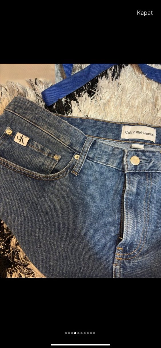 Klasik Mavi Denim Jean CALVİN KLEİN — görsel 5/11