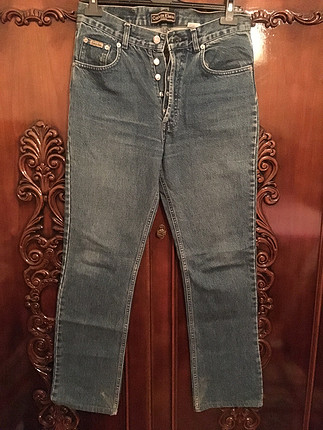 Düğmeli Jean 